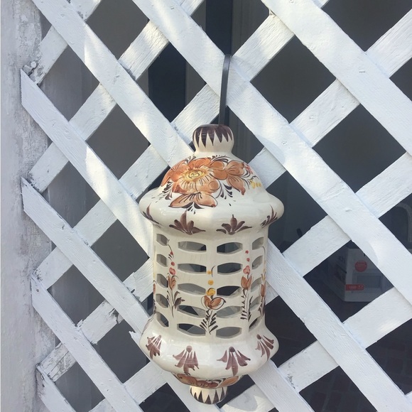 Portuguese Ceramic Wall Sconce - Picture 9 of 15